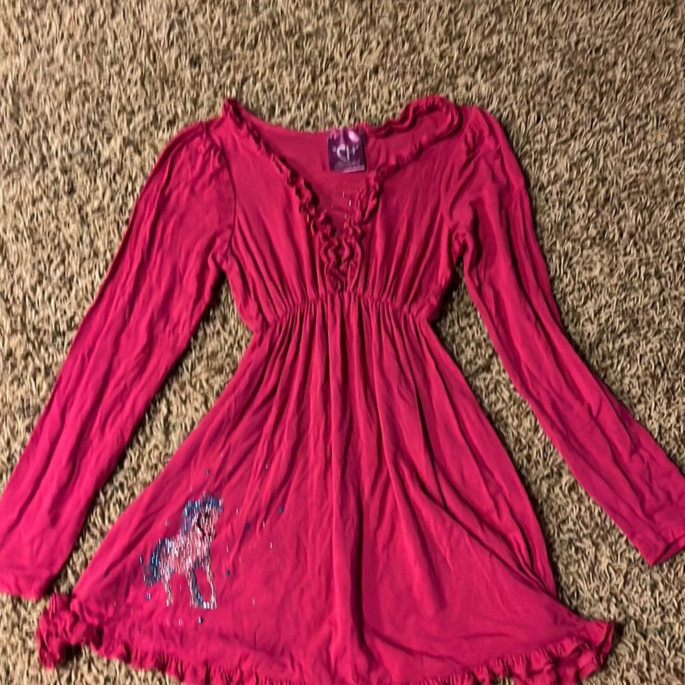 Pink dress youth small